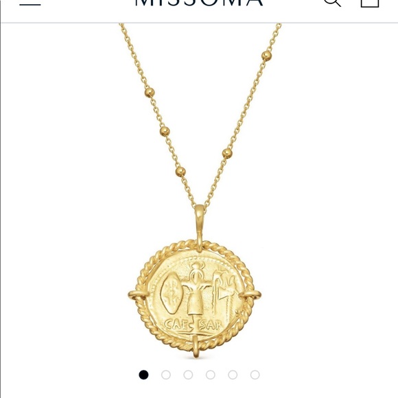 missoma Jewelry - NWOT MISSOMA lucy williams gold coin necklace